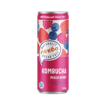 Nexba - Kombucha Mixed Berry - Blik - 12 x 33 cl