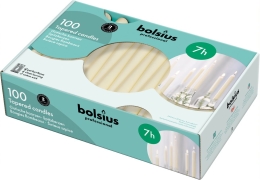 Bolsius - Gotische kaarsen - Ivoor - 100 stuks